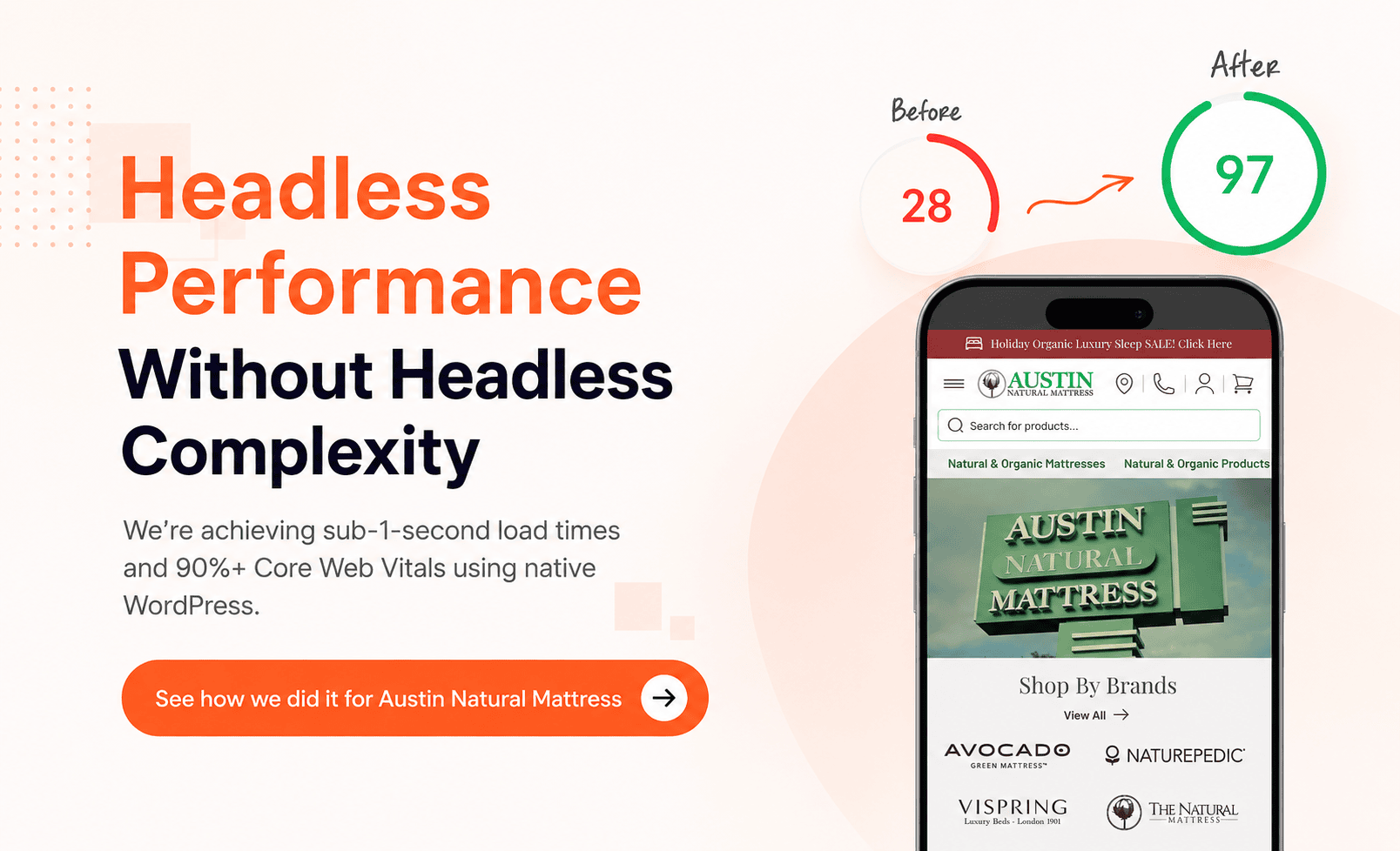 Headless performance without complexity