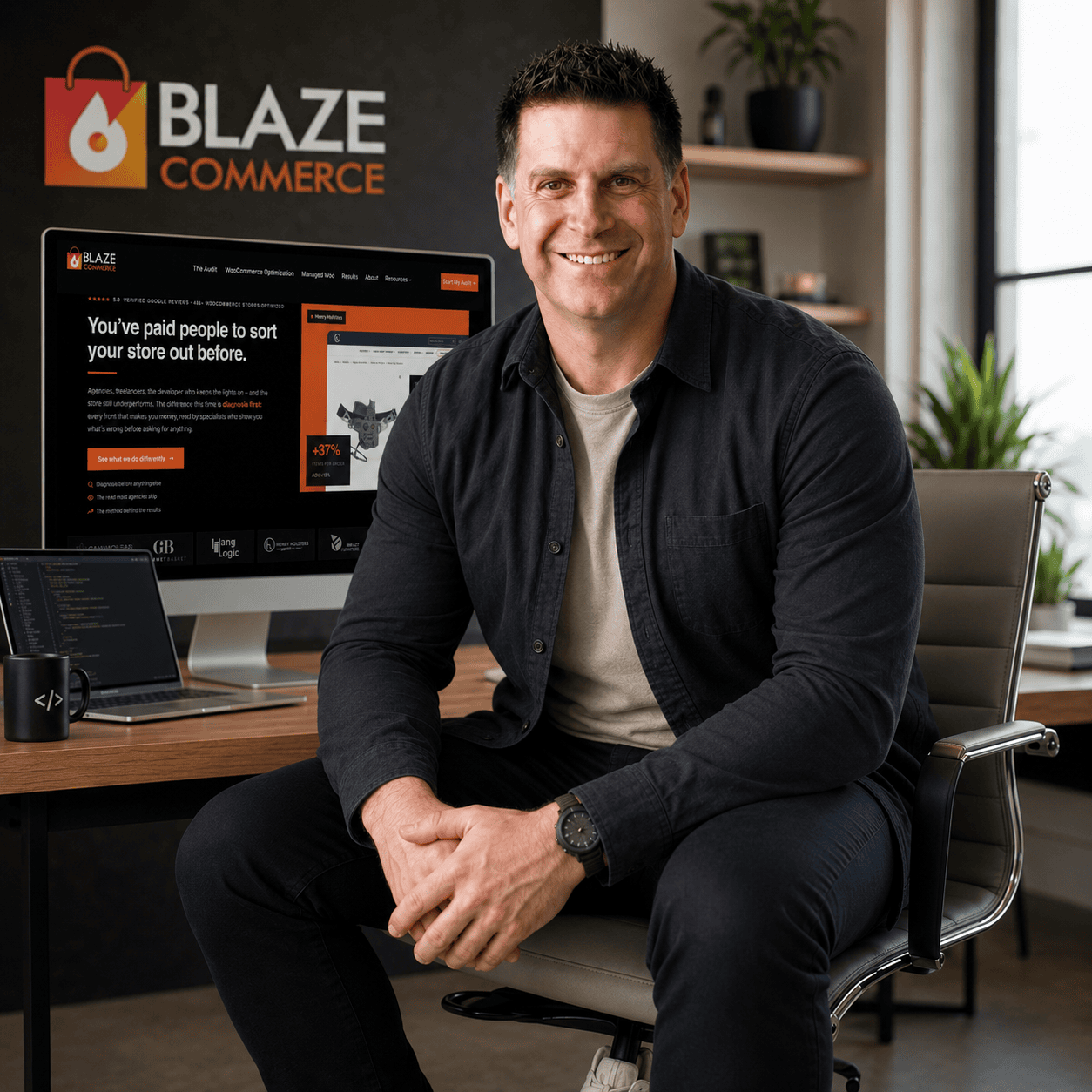 Campbell, founder of Blaze Commerce